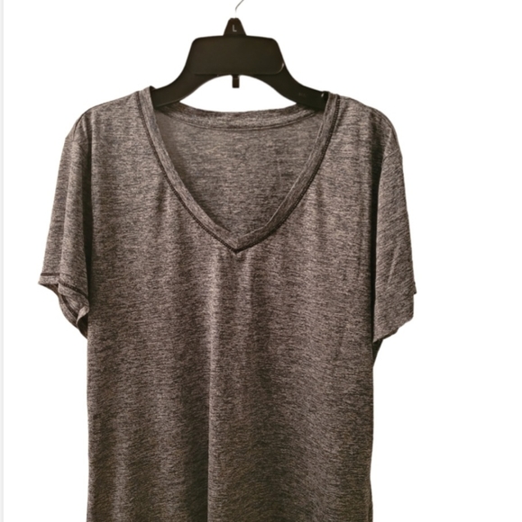 Academy Ltd Women's Charcoal Gray V-Neck   Sz XL Shirt - Picture 1 of 2